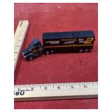 Vintage Rusty Wallace toy tractor trailer