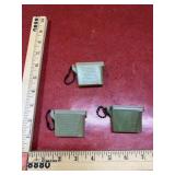 3 vintage boxes of flange ear plugs unsearched