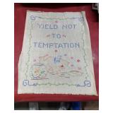 Vintage 11 x 14 embroidery