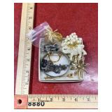 Vintage miscellaneous jewelry in box