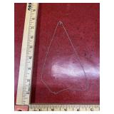 Silver tone small chain necklace