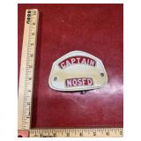 Vintage captain helmet shield