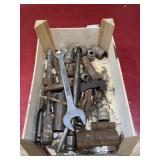 Old tools and hardware mix lot