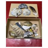 Nature box, shells, feathers, stones, etc