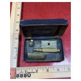 Vintage double edge razor set in box
