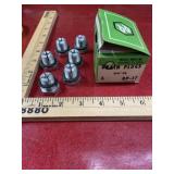 6 vintage Perfect Parts drain plugs in original