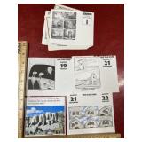 Vintage unsearched pages from The Far Side