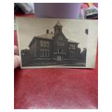 Vintage real photo postcard  Chandlerville High