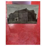 Vintage postcard Lincoln School Beardstown,