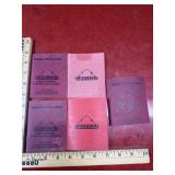 5 vintage McCubbin seed planting guides