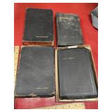 4 Vintage Bibles 1950s 1960s