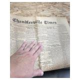 Old newspapers from 1920s and 1930s 1940s fragile