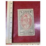 Vintage ladies note book and calendar