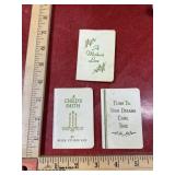 3 vintage tiny religious books