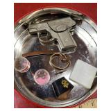 NO SHIP Vintage DICK toy cap gun and mixed items