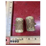 2 vintage tiny Native American drums