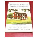 1978 Grand Chapter of Mississippi Order of the