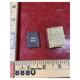 2 vintage tiny New Testament Bible and Bible