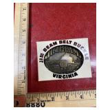Vintage Jim Beam belt buckle in box