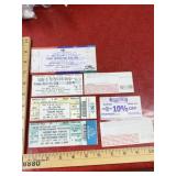 7 mixed 2008 + 2007 tickets