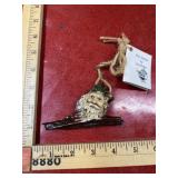 Santa driftwood ornament