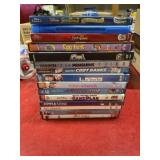 Box lot DVD & Blu-Ray movies, 6 seasons of Will &