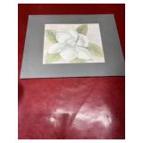 11x14 matted signed water color, still sealed