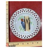 Vintage hand painted decorative wall plate