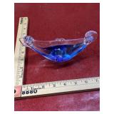vintage mid-century Italian hand-blown art glass