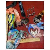 6 running medals and 4 vintage spoons