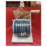 Vintage Paymaster series X-550 check writer with