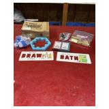 Mixed lot vintage toys & games unsearched