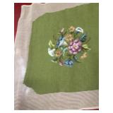 Vintage embroidery flowers