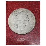 .90 silver 190? Barber quarter