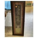10x33 framed art Bless This Home