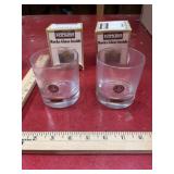 2 KAMORA coffee liqueur glasses in boxes