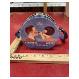 HERSHEYï¿½S Kisses advertising tin with strap