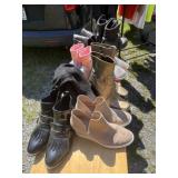 Assorted shoes and boots