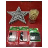 Christmas LED lights (NIP) and decorations