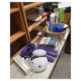 Assorted household mixed lot racks not included