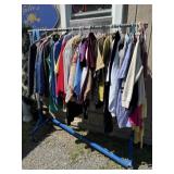 Assorted clothes, rack not included