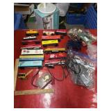 Vintage train set plastic metal mix parts