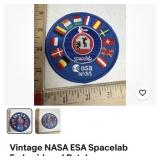 NASA ESA Spacelab patch