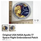 NASA Apollo 17 space flight patch