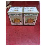 2 Canadian mist wildlife glasses, open boxes,