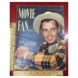 Vintage Alan Ladd movie fan magazine