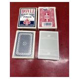 4 unsearched decks of playing cards