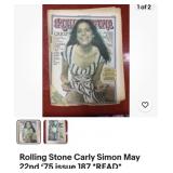 Vintage, Rolling Stone magazine Carly Simon