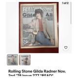 Rolling Stone Gilda Radner