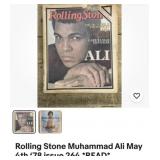 Vintage Rolling Stone magazine, 1978 Ali